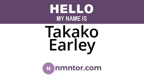 Takako Earley