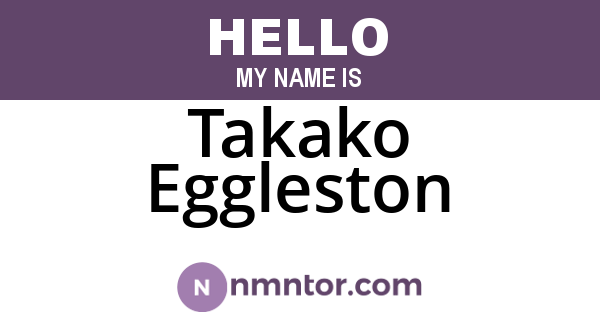 Takako Eggleston