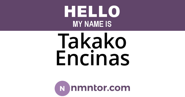 Takako Encinas