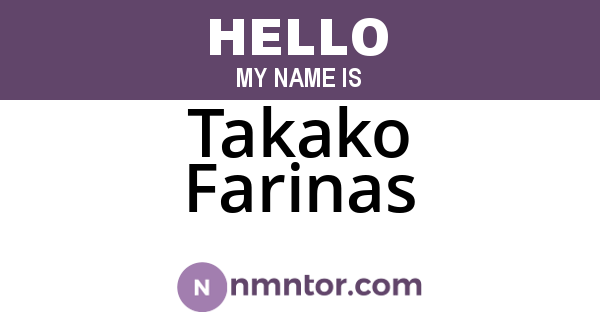 Takako Farinas