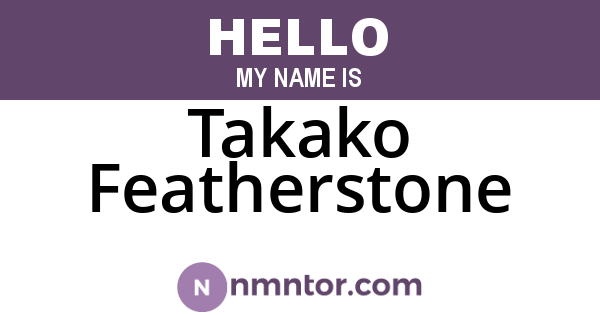 Takako Featherstone