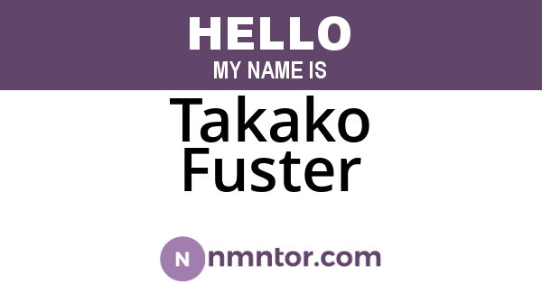 Takako Fuster