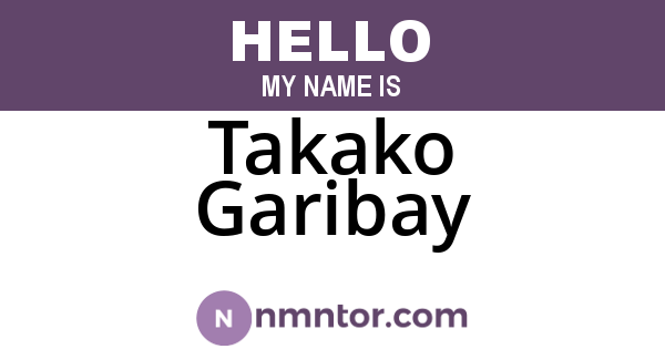 Takako Garibay