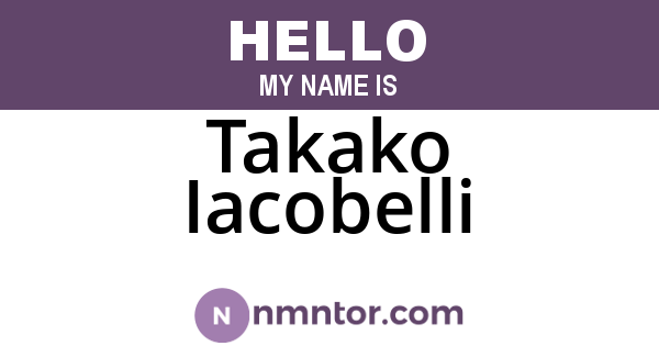 Takako Iacobelli