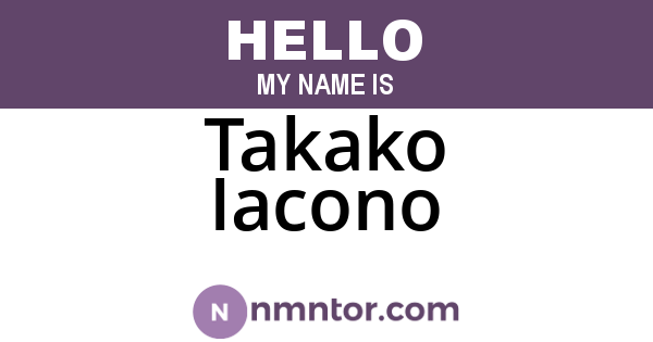 Takako Iacono