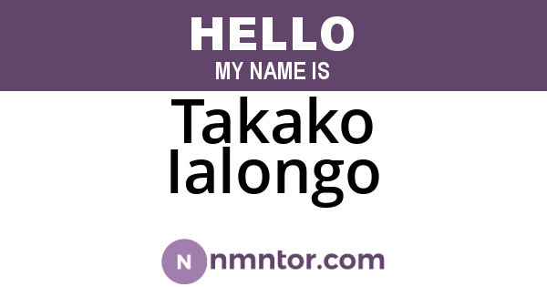 Takako Ialongo