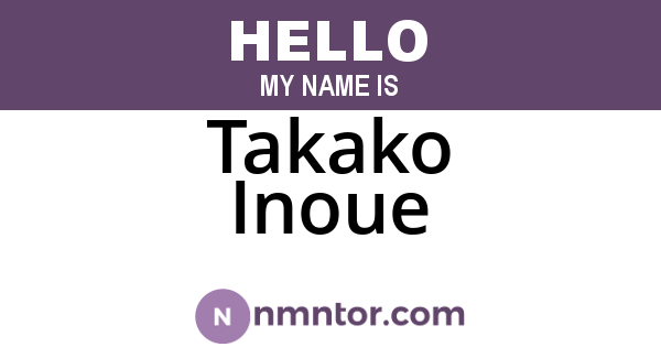 Takako Inoue
