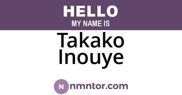 Takako Inouye