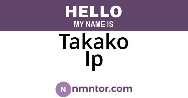 Takako Ip