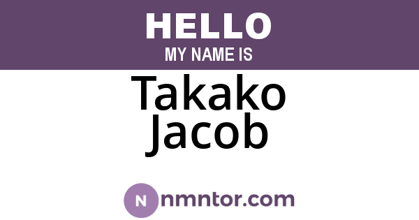 Takako Jacob