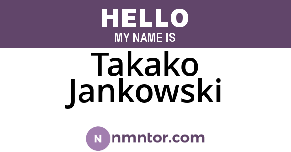 Takako Jankowski
