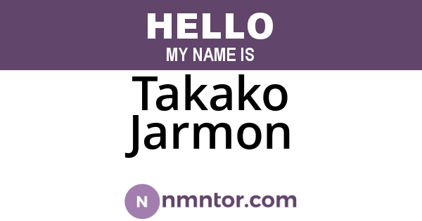 Takako Jarmon
