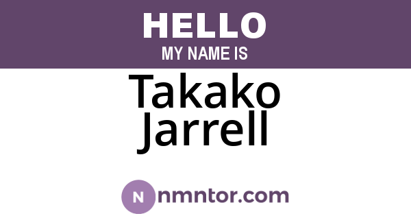 Takako Jarrell