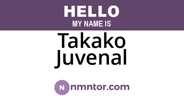 Takako Juvenal