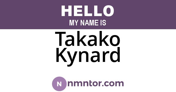 Takako Kynard