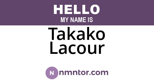 Takako Lacour