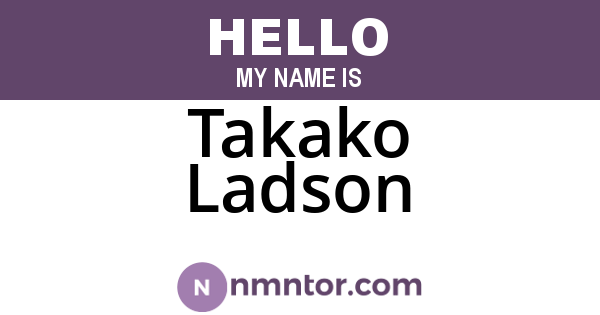 Takako Ladson