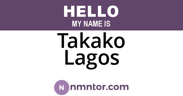Takako Lagos