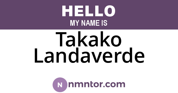 Takako Landaverde