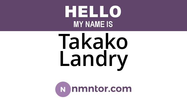 Takako Landry