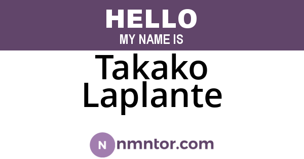 Takako Laplante