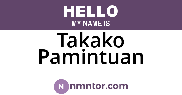 Takako Pamintuan