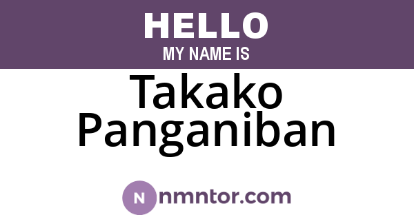 Takako Panganiban
