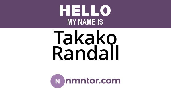 Takako Randall