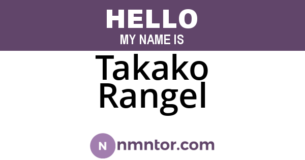 Takako Rangel