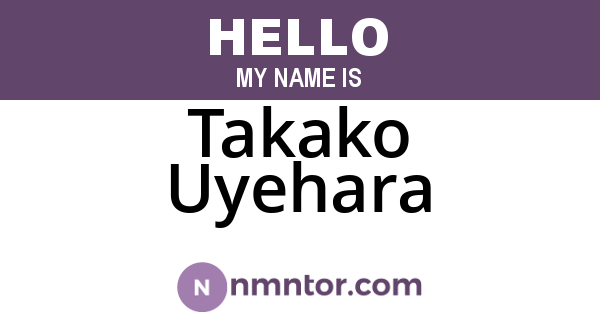 Takako Uyehara