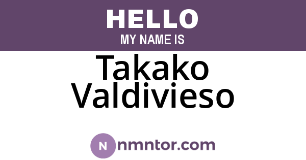 Takako Valdivieso