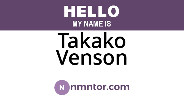 Takako Venson