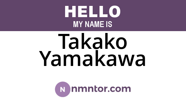 Takako Yamakawa