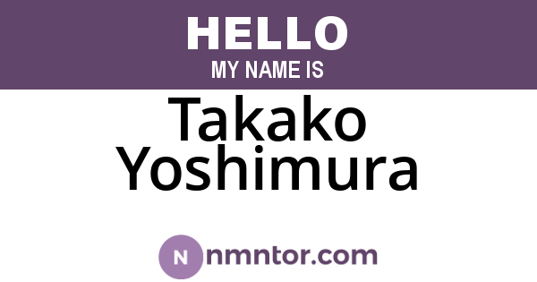 Takako Yoshimura