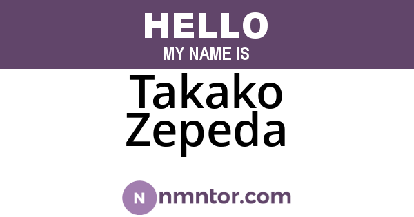 Takako Zepeda