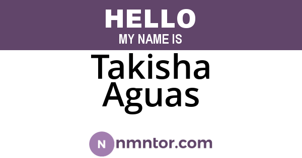 Takisha Aguas