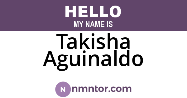 Takisha Aguinaldo