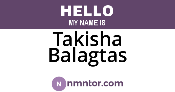 Takisha Balagtas