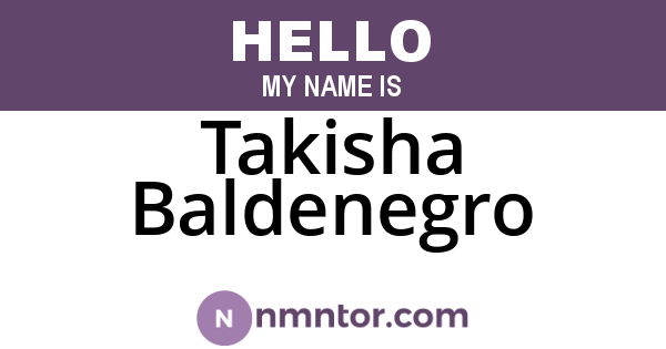 Takisha Baldenegro