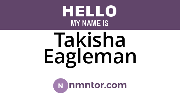 Takisha Eagleman