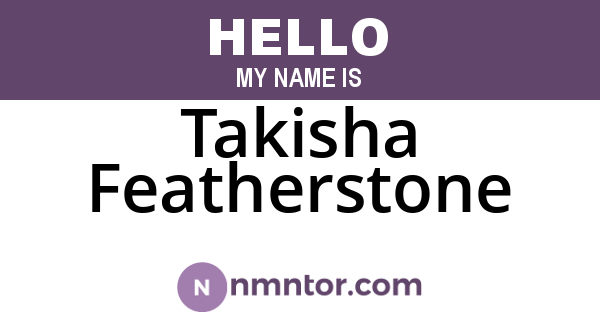 Takisha Featherstone