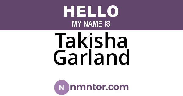 Takisha Garland