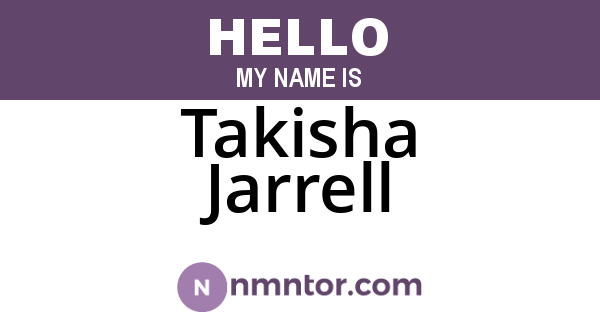 Takisha Jarrell