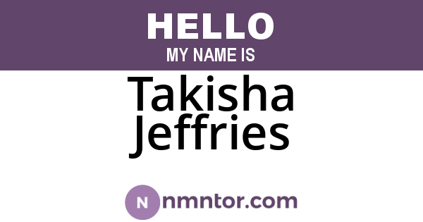 Takisha Jeffries