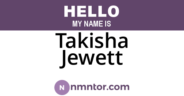Takisha Jewett