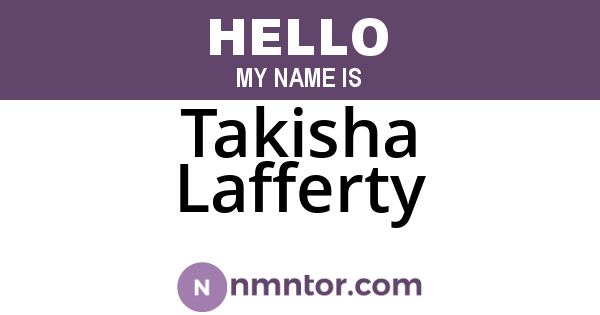 Takisha Lafferty