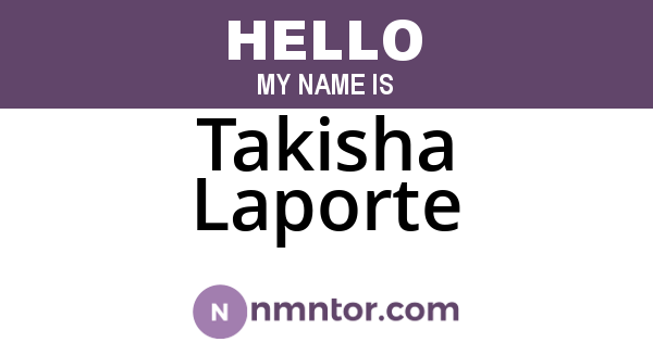 Takisha Laporte