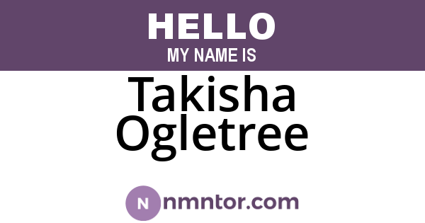 Takisha Ogletree