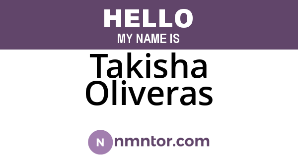 Takisha Oliveras