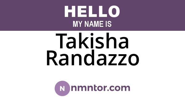 Takisha Randazzo